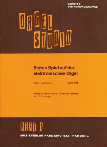 Cover: 9790003009711 | Erstes Spiel auf der elektronischen Orgel | Heft 1: Sehr leicht | Buch