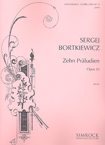 Cover: 9790221102577 | 10 Preludes Op.33 | Sergei Eduardovich Bortkiewicz | Buch