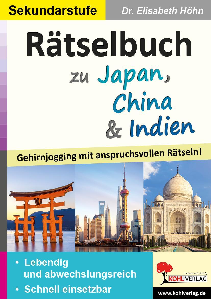Cover: 9783985583300 | Rätselbuch zu Japan, China & Indien | Elisabeth Höhn | Taschenbuch