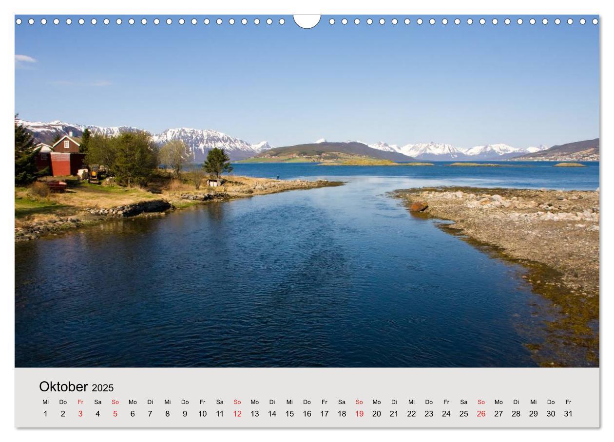 Bild: 9783435792597 | Mit den Hurtigruten unterwegs (Wandkalender 2025 DIN A3 quer),...