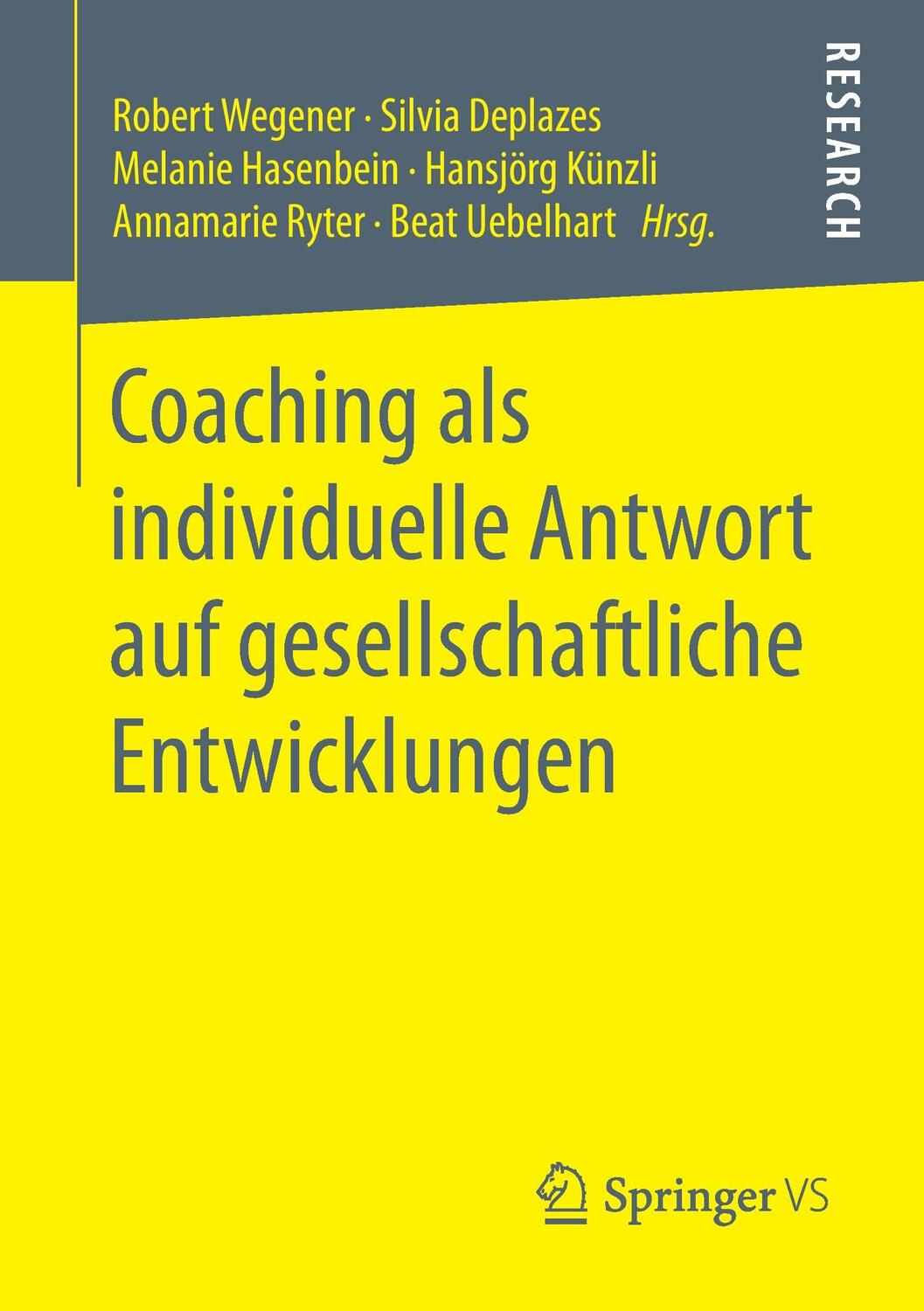 Cover: 9783658128531 | Coaching als individuelle Antwort auf gesellschaftliche Entwicklungen