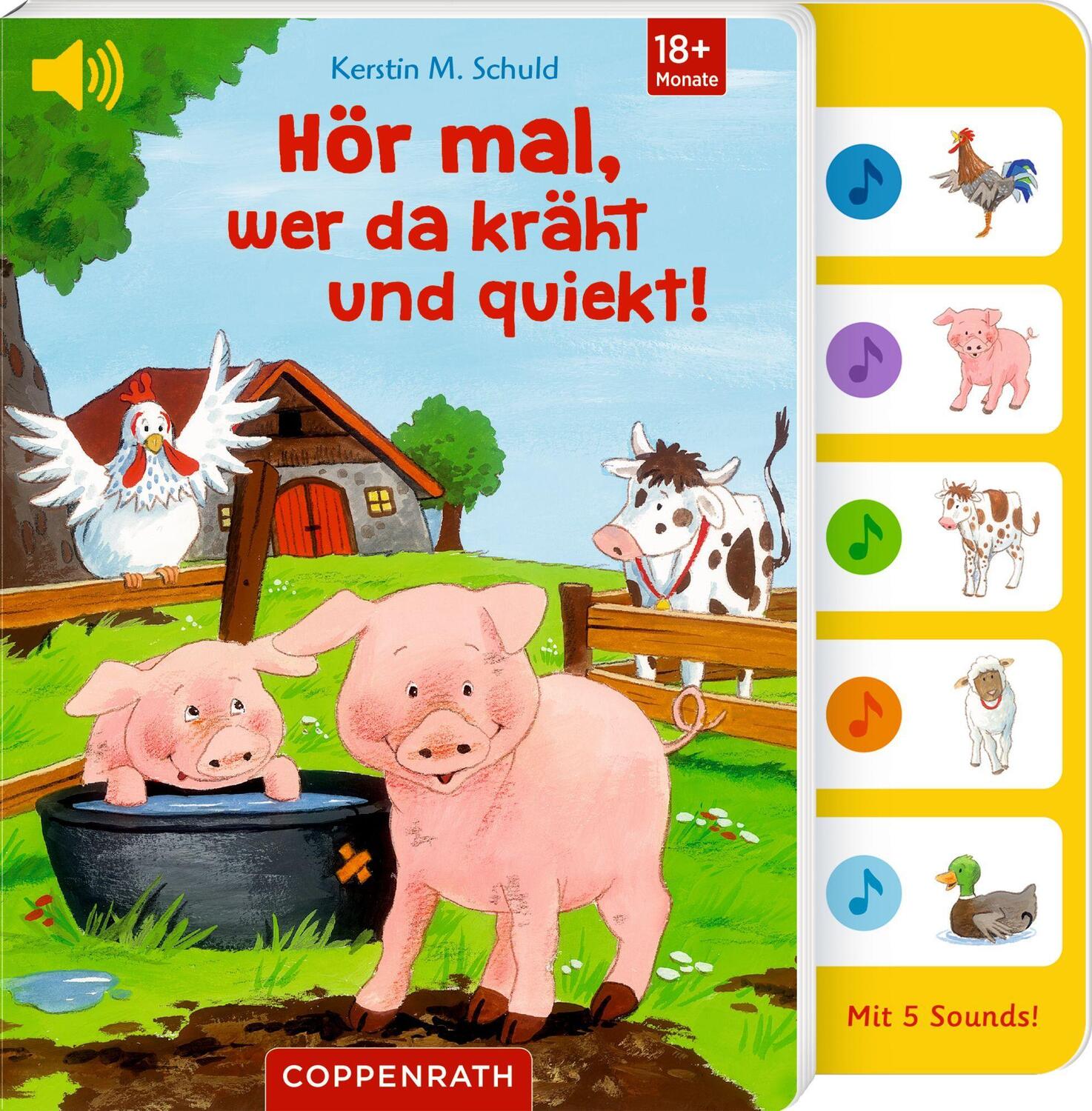 Cover: 9783649646525 | Hör mal, wer da kräht und quiekt! | Buch | 12 S. | Deutsch | 2023