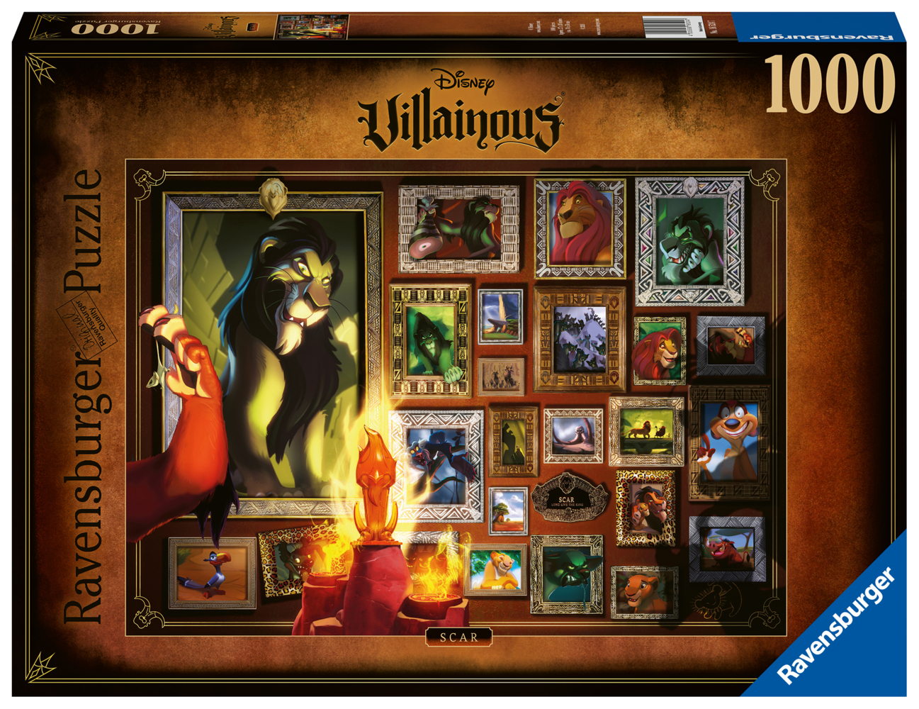 Cover: 4005556165247 | Villainous: Scar | Spiel | 16524 | Deutsch | 2021 | Ravensburger