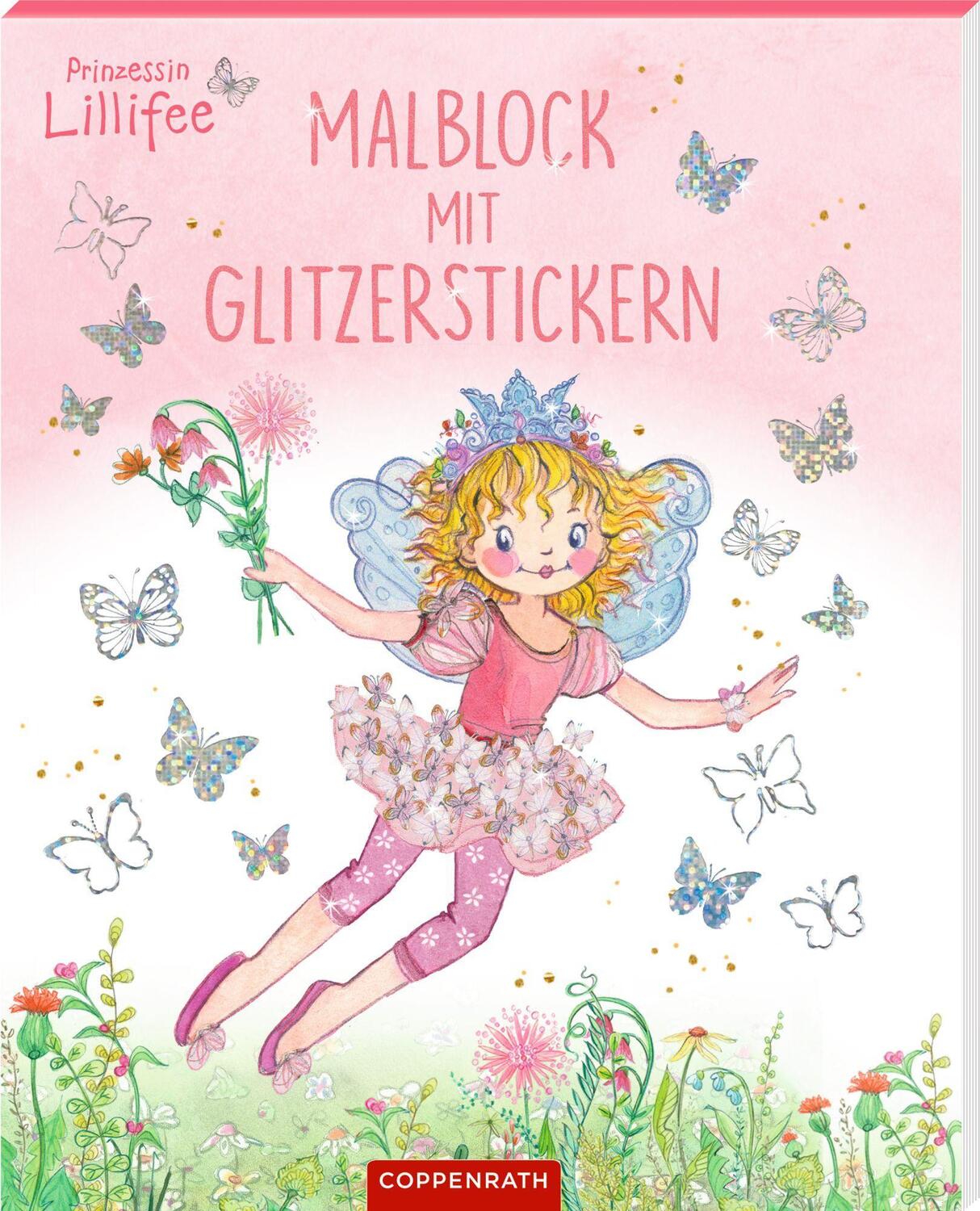 Cover: 9783649671985 | Malblock mit Glitzerstickern (Prinzessin Lillifee) | Buch | 48 S.