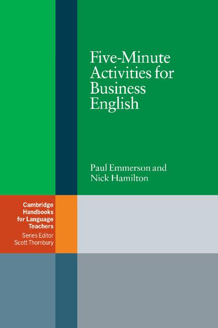 Cover: 9780521547413 | Five-Minute Activities for Business English | Paul Emmerson (u. a.)