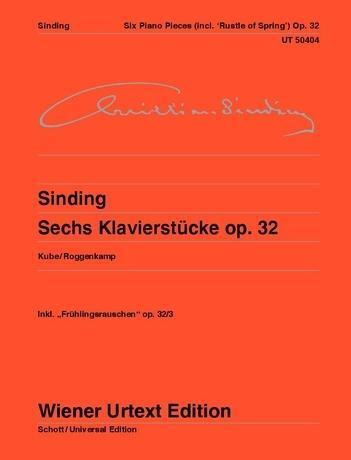 Cover: 9783850557597 | Sechs Klavierstücke | Christian Sinding | Buch | 48 S. | Deutsch