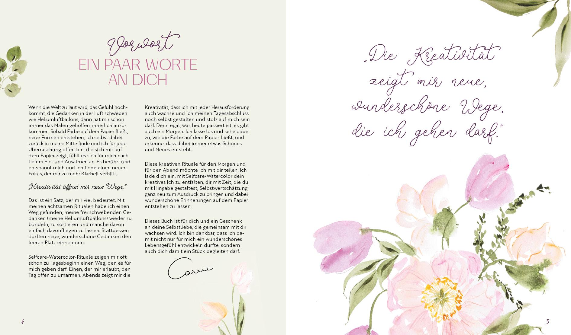 Bild: 9783745917925 | Selfcare Watercolor - Kreative Momente für mich | Carina Morawetz