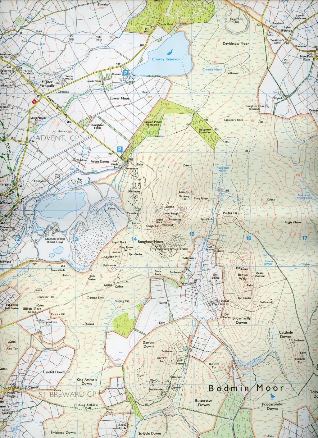 Bild: 9780319243114 | Bodmin Moor | Ordnance Survey | (Land-)Karte | Karte/Landkarte | 2015