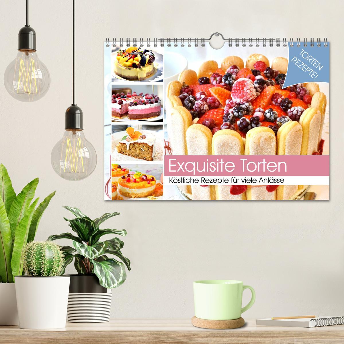 Bild: 9783435190355 | Exquisite Torten. Köstliche Rezepte für viele Anlässe (Wandkalender...