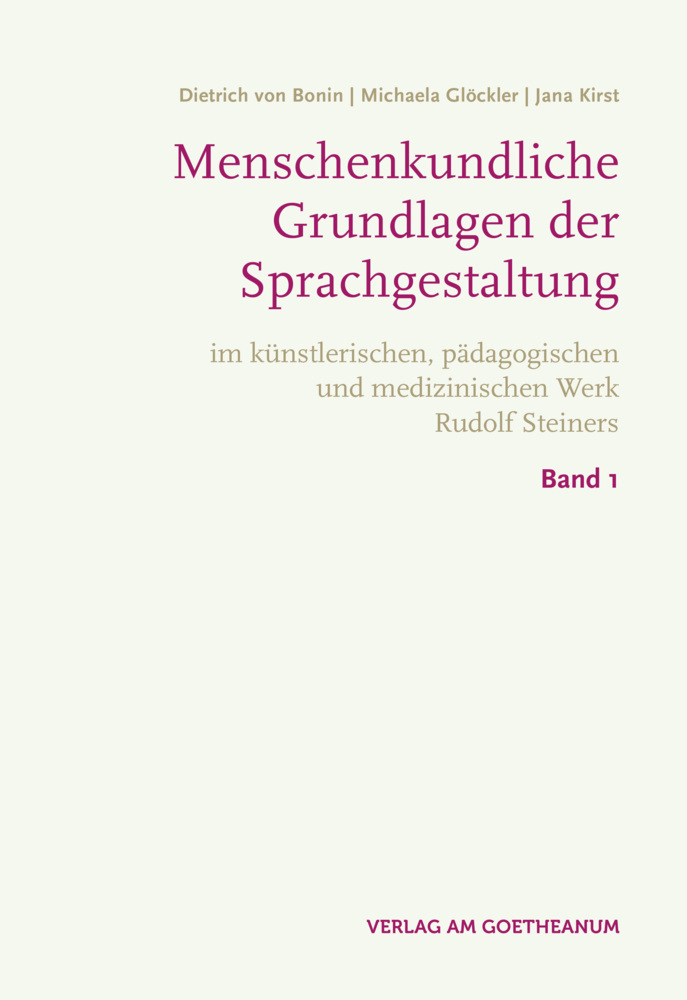 Cover: 9783723516478 | Menschenkundliche Grundlagen der Sprachgestaltung, 2 Teile | 840 S.