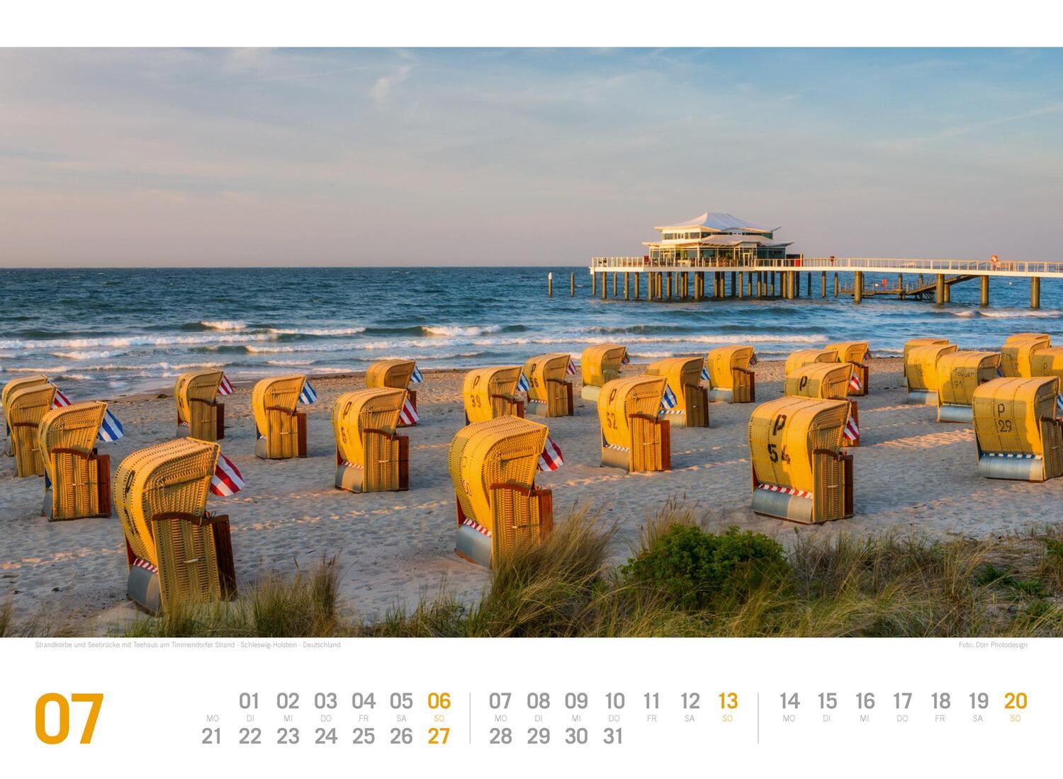 Bild: 9783838435190 | Ostsee - von Flensburg bis nach Usedom - ReiseLust Kalender 2025