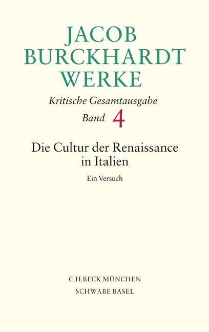 Cover: 9783406721571 | Die Cultur der Renaissance in Italien | Jacob Burckhardt | Buch | 2018