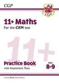 Cover: 9781789081459 | 11+ CEM Maths Practice Book &amp; Assessment Tests - Ages 8-9 (with...