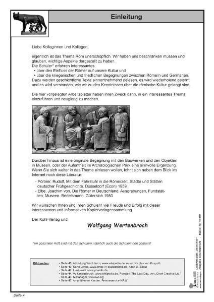 Bild: 9783866328198 | Lernwerkstatt Die Römer / Ausgabe SEK I | Broschüre | Lernwerkstatt