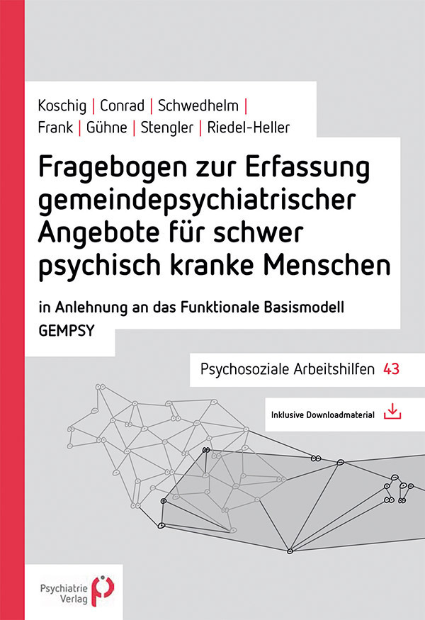 Cover: 9783966051798 | Fragebogen zur Erfassung gemeindepsychiatrischer Angebote für...