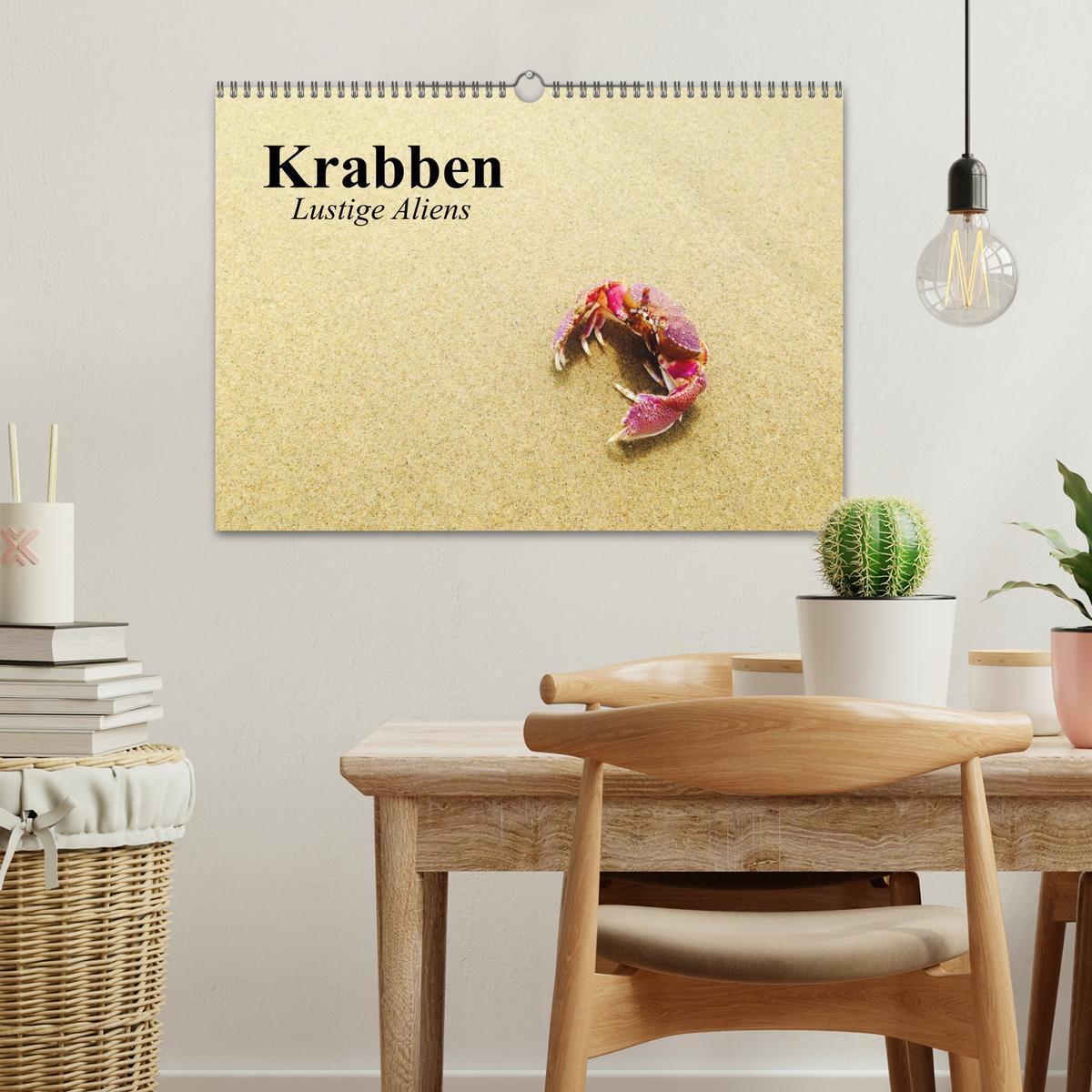 Bild: 9783435590285 | Krabben. Lustige Aliens (Wandkalender 2025 DIN A3 quer), CALVENDO...