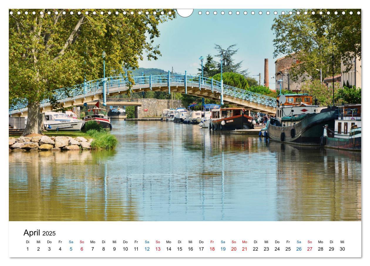 Bild: 9783435452262 | Unterwegs am Canal du Midi (Wandkalender 2025 DIN A3 quer),...