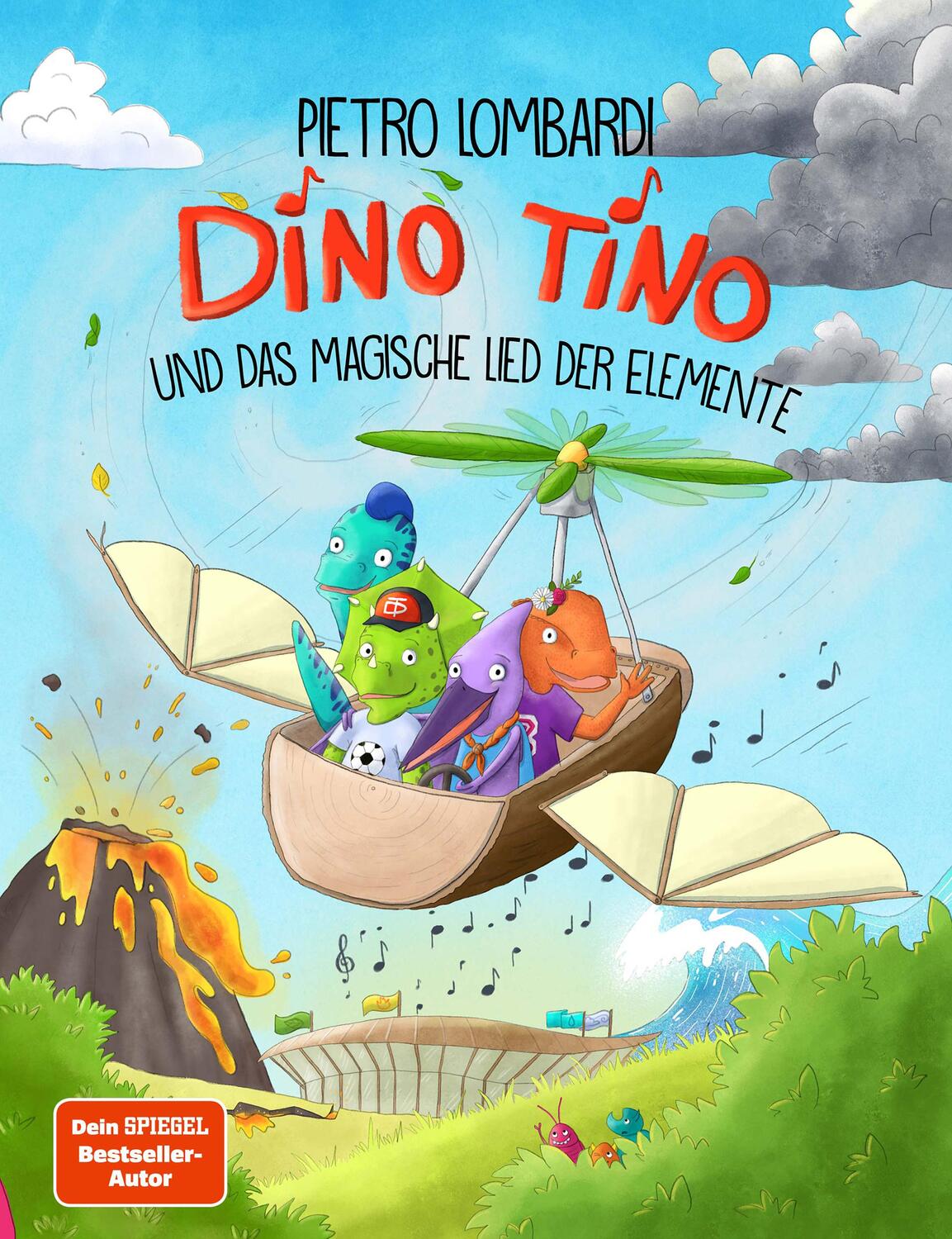 Cover: 9783960962533 | Dino Tino und das magische Lied der Elemente | Pietro Lombardi (u. a.)