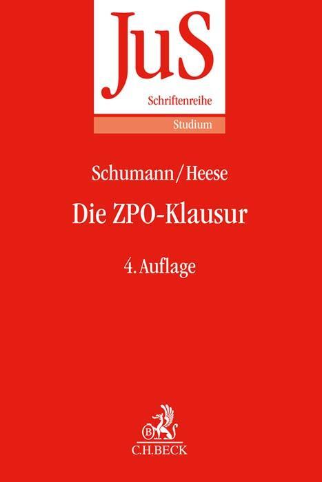 Cover: 9783406795985 | Die ZPO-Klausur | Ekkehard Schumann (u. a.) | Taschenbuch | XXI | 2023