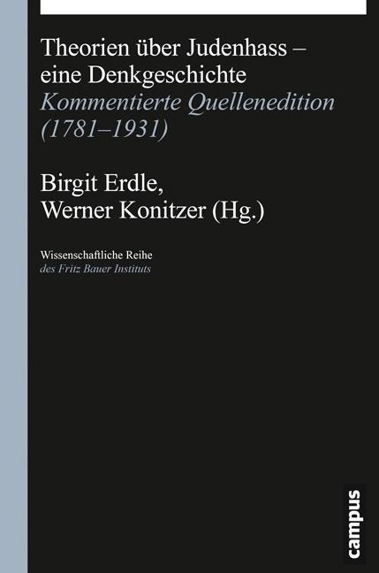 Cover: 9783593504704 | Theorien über Judenhass - eine Denkgeschichte | Birgit Erdle | Buch