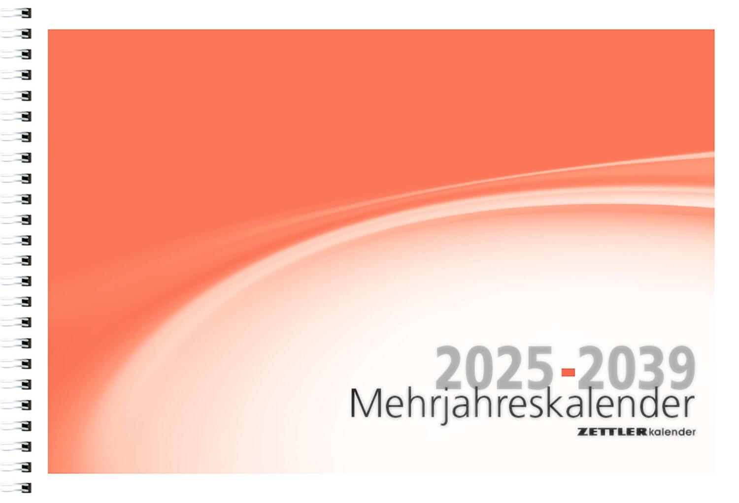 Cover: 4006928025831 | Zettler - Mehrjahreskalender, 29,9x20,6cm, Bürokalender mit 15...