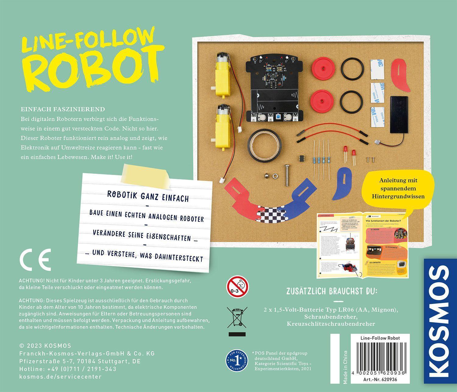 Bild: 4002051620936 | Line-Follow-Robot | Experimentierkasten | Spiel | Deutsch | 2023