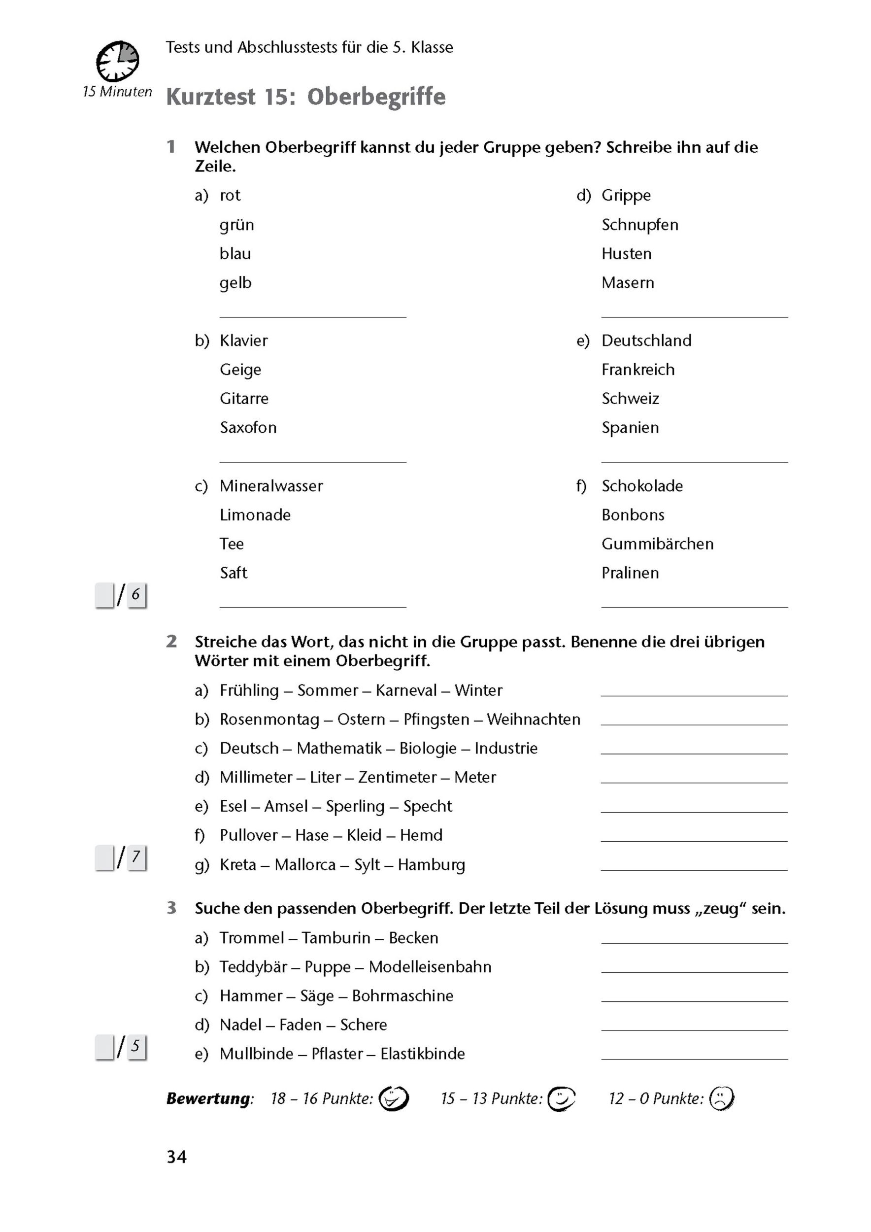 Bild: 9783804415904 | Fit in Test und Klassenarbeit - Deutsch 5./6. Klasse Gymnasium | Süß