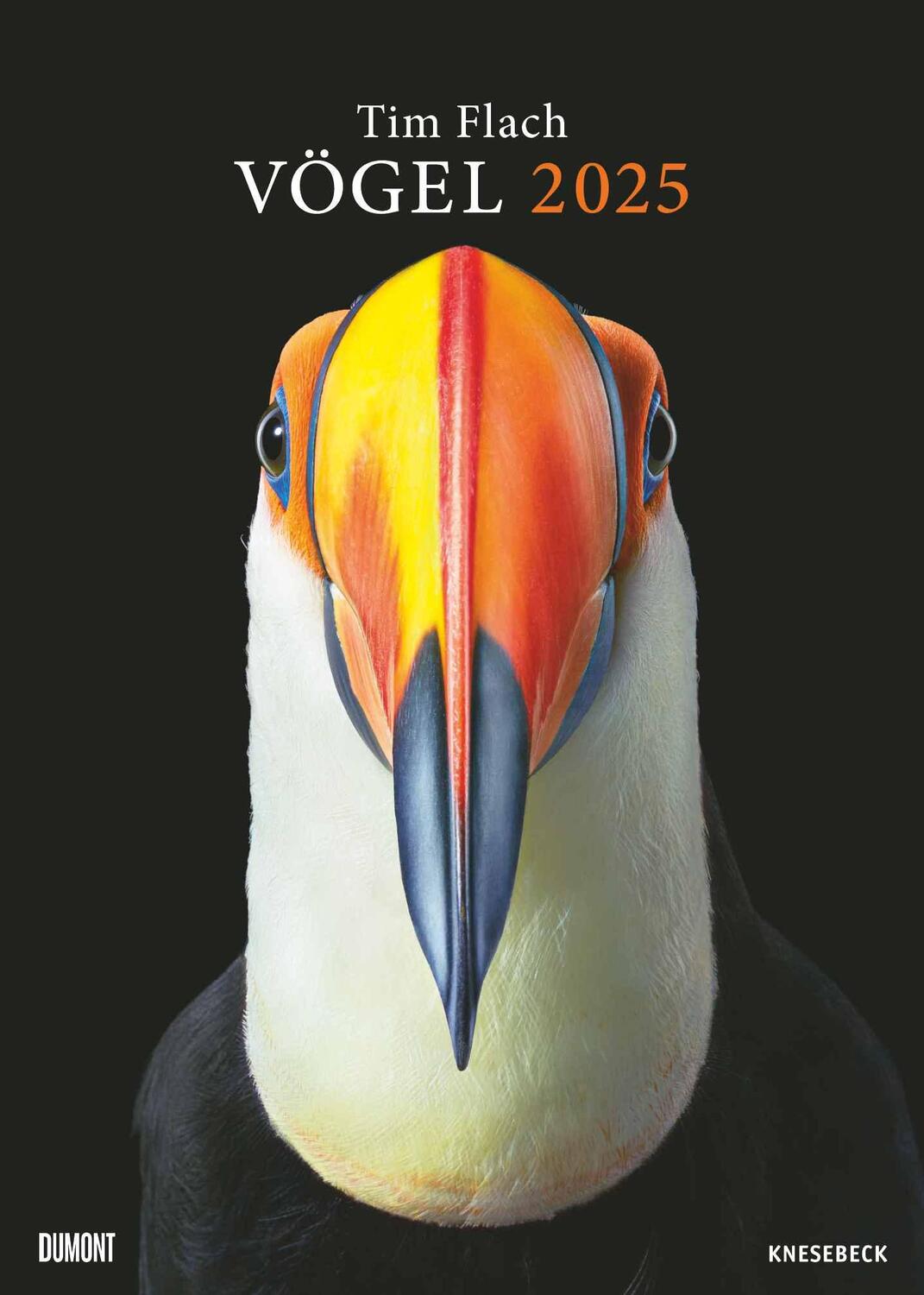 Cover: 4250809653549 | Tim Flach: Vögel 2025 - Posterkalender von DUMONT- Vogel-Porträts...