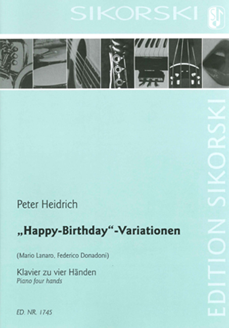 Cover: 9783940982391 | Happy Birthday-Variationen | Peter Heidrich | 36 S. | Deutsch | 2011