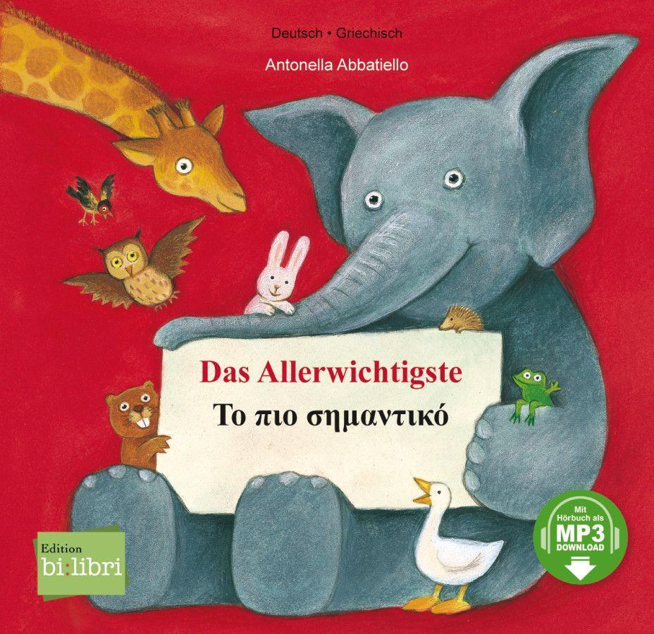 Cover: 9783199896012 | Das Allerwichtigste - Kinderbuch Deutsch-Griechisch | Abbatiello