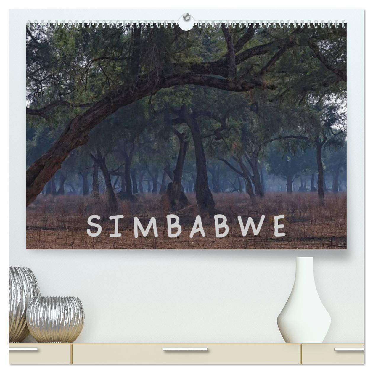 Cover: 9783435765799 | Zimbabwe (hochwertiger Premium Wandkalender 2025 DIN A2 quer),...