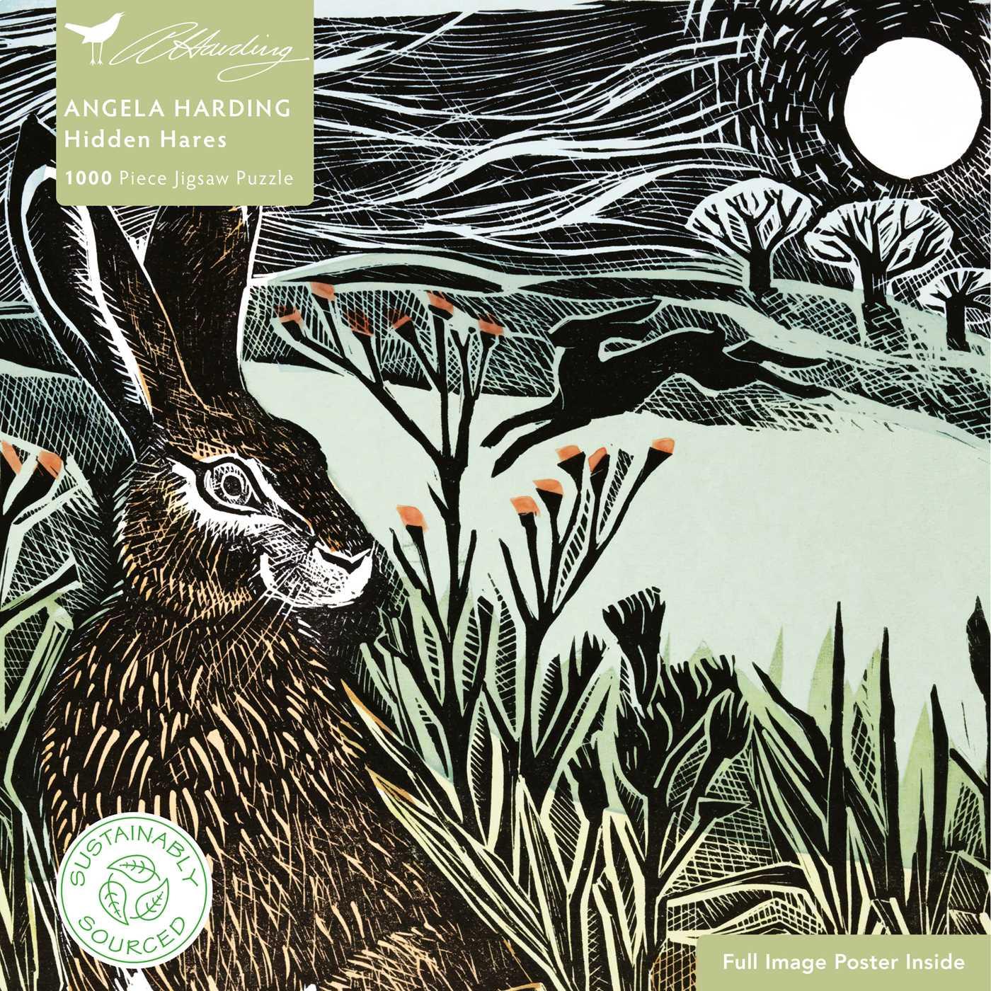 Cover: 9781804179192 | Adult Sustainable Jigsaw Puzzle Angela Harding: Hidden Hares | Buch