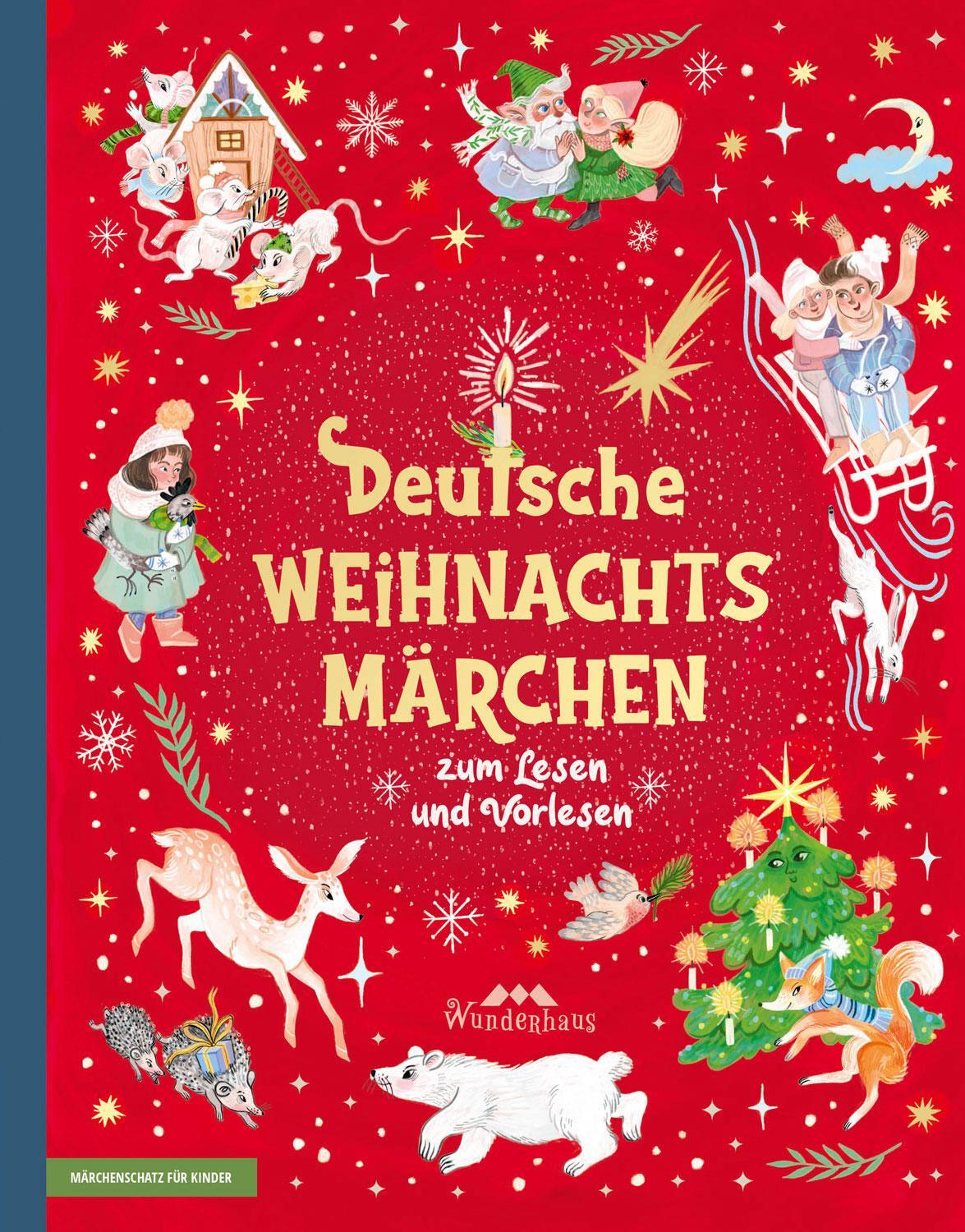 Cover: 9783963720833 | Deutsche Weihnachtsmärchen | Kurze Weihnachtsmärchen für Kinder | Buch