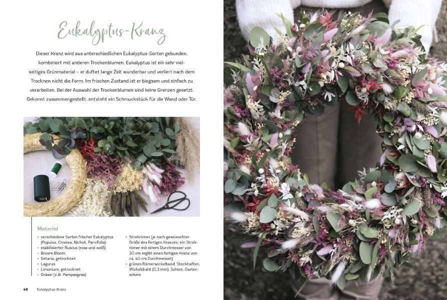 Bild: 9783838838014 | Trockenblumen und Floral Hoops | Blumige DIY-Interieur-Ideen | Jost