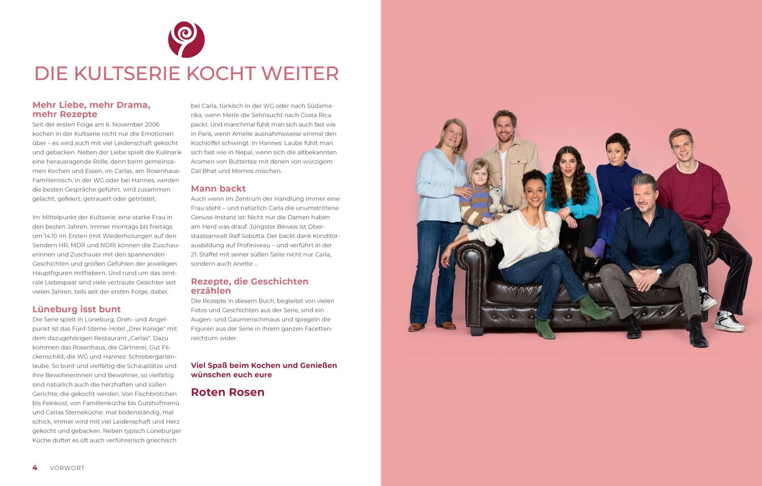 Bild: 9783965843356 | Das neue Rote Rosen Kochbuch | Rote Rosen Team | Buch | 160 S. | 2023