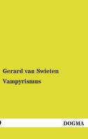 Cover: 9783955800895 | Vampyrismus | Gerard Van Swieten | Taschenbuch | Paperback | 40 S.