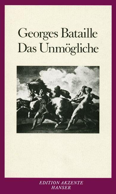 Cover: 9783446209572 | Das Unmögliche | Georges Bataille | Taschenbuch | Paperback | Deutsch