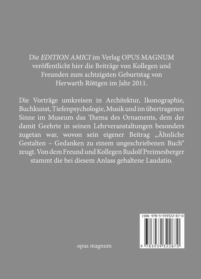 Rückseite: 9783939322870 | Ornament und Klang | Reinhard Steiner | Taschenbuch | Paperback | 2014