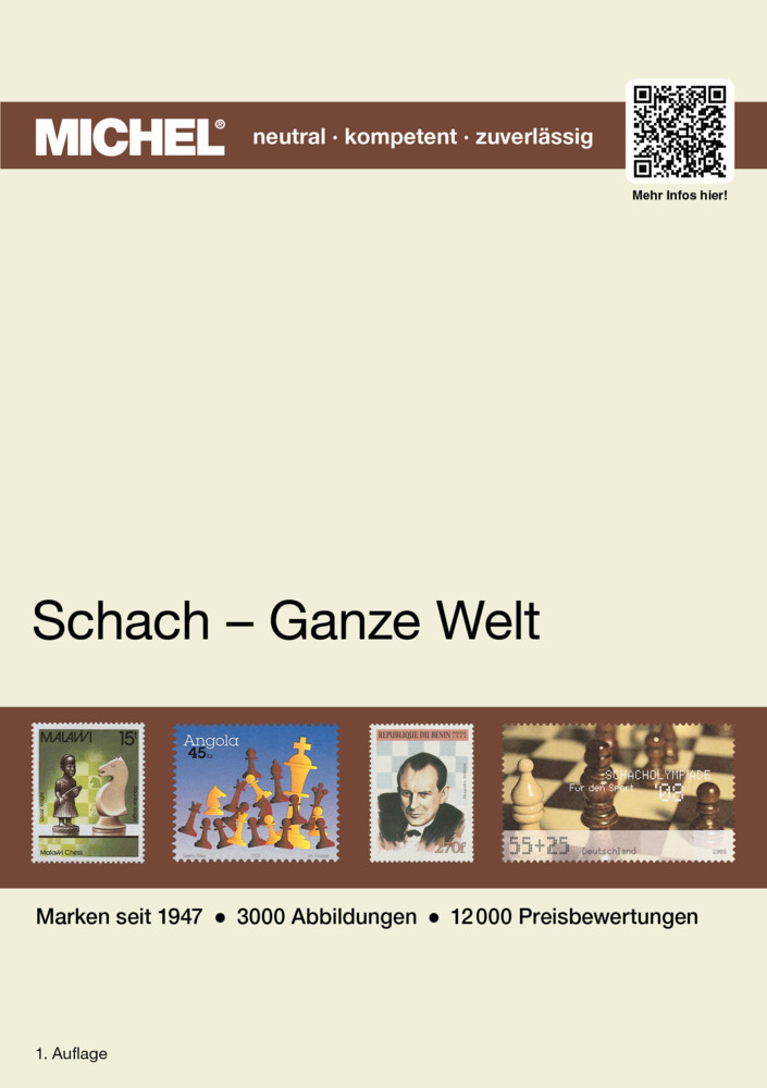 Cover: 9783954022441 | Michel Motivkatalog Schach - Ganze Welt | Michel | Taschenbuch | 2018