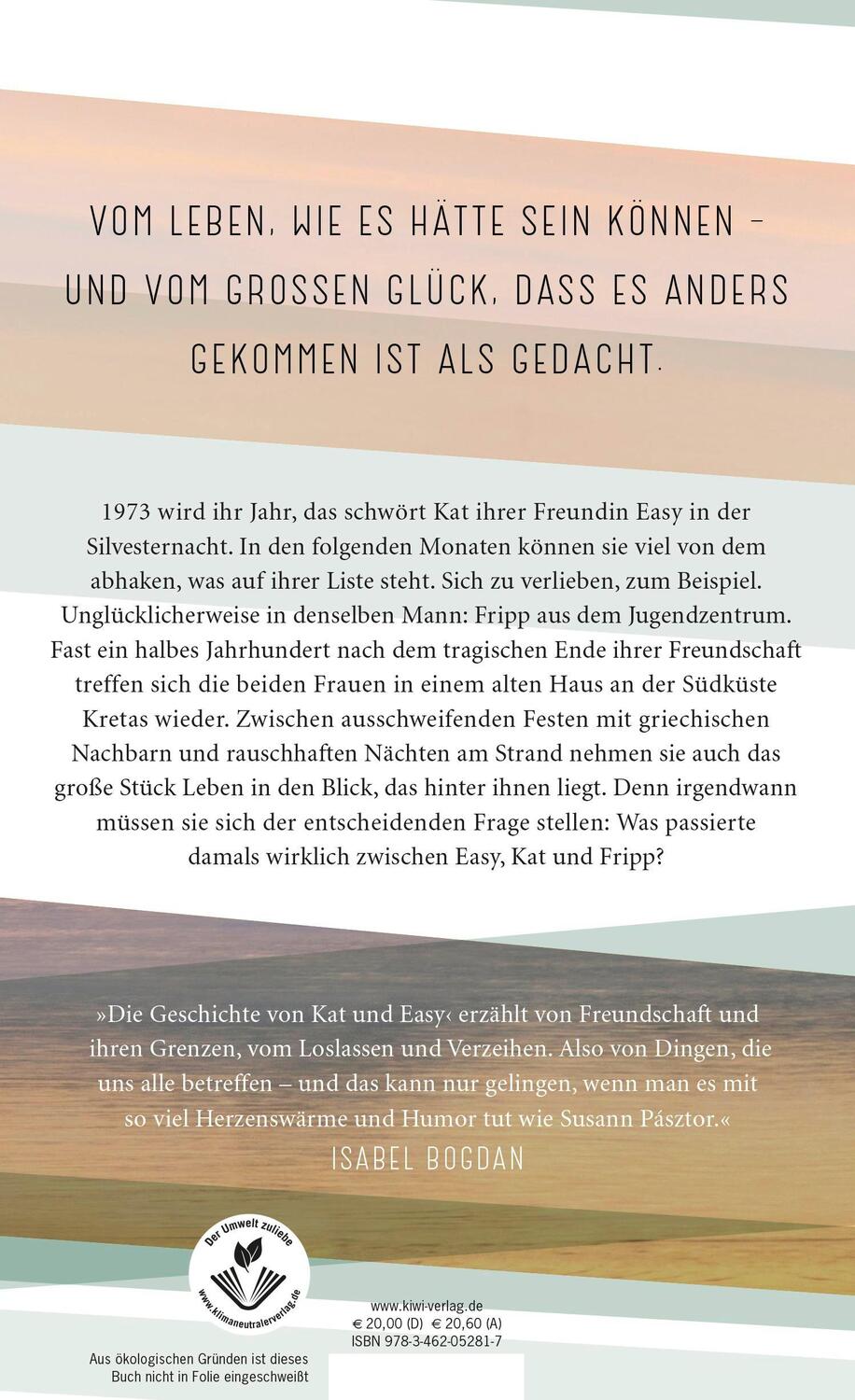 Rückseite: 9783462052817 | Die Geschichte von Kat und Easy | Roman | Susann Pásztor | Buch | 2021