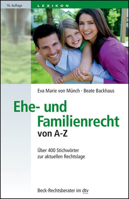 Cover: 9783423050425 | Ehe- und Familienrecht von A-Z | Eva Marie von Münch (u. a.) | Buch