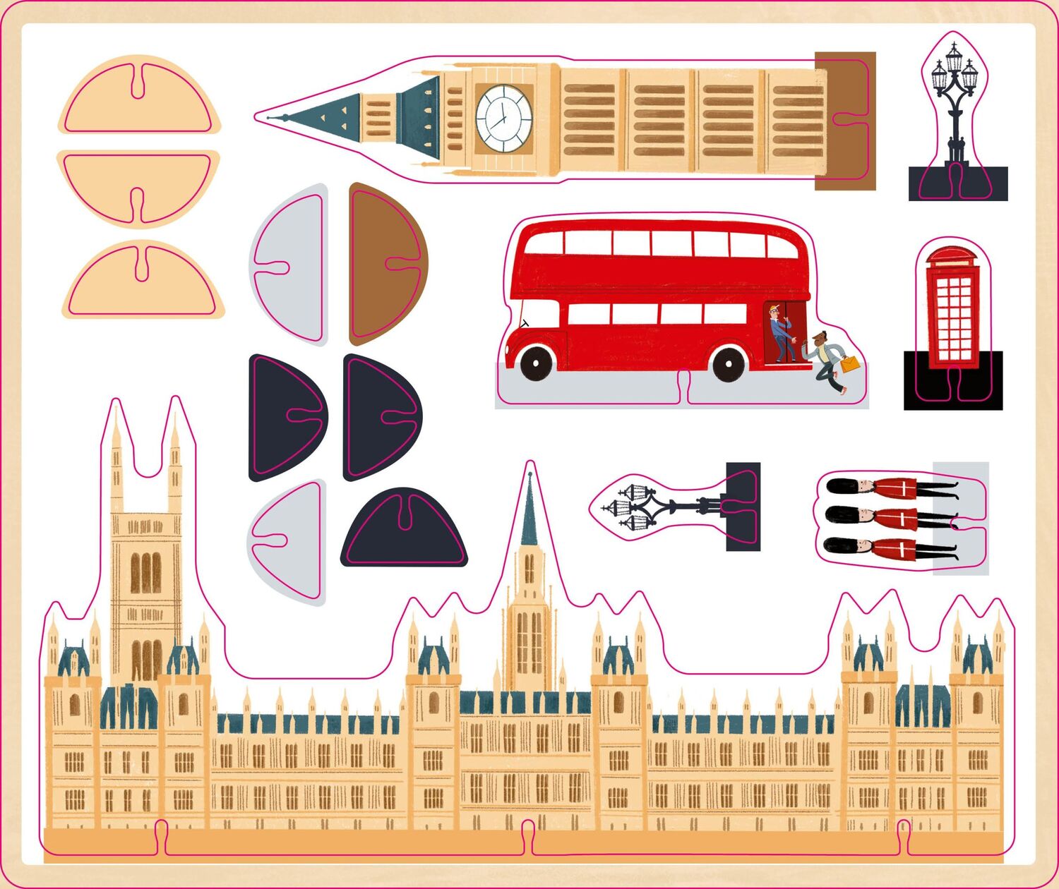 Bild: 9788863126747 | Box-Set London. Baue deine Mini-Stadt | Star White | Spiel | 6 S.