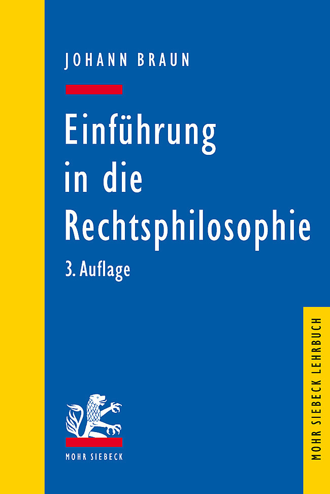 Cover: 9783161615030 | Einführung in die Rechtsphilosophie | Der Gedanke des Rechts | Braun