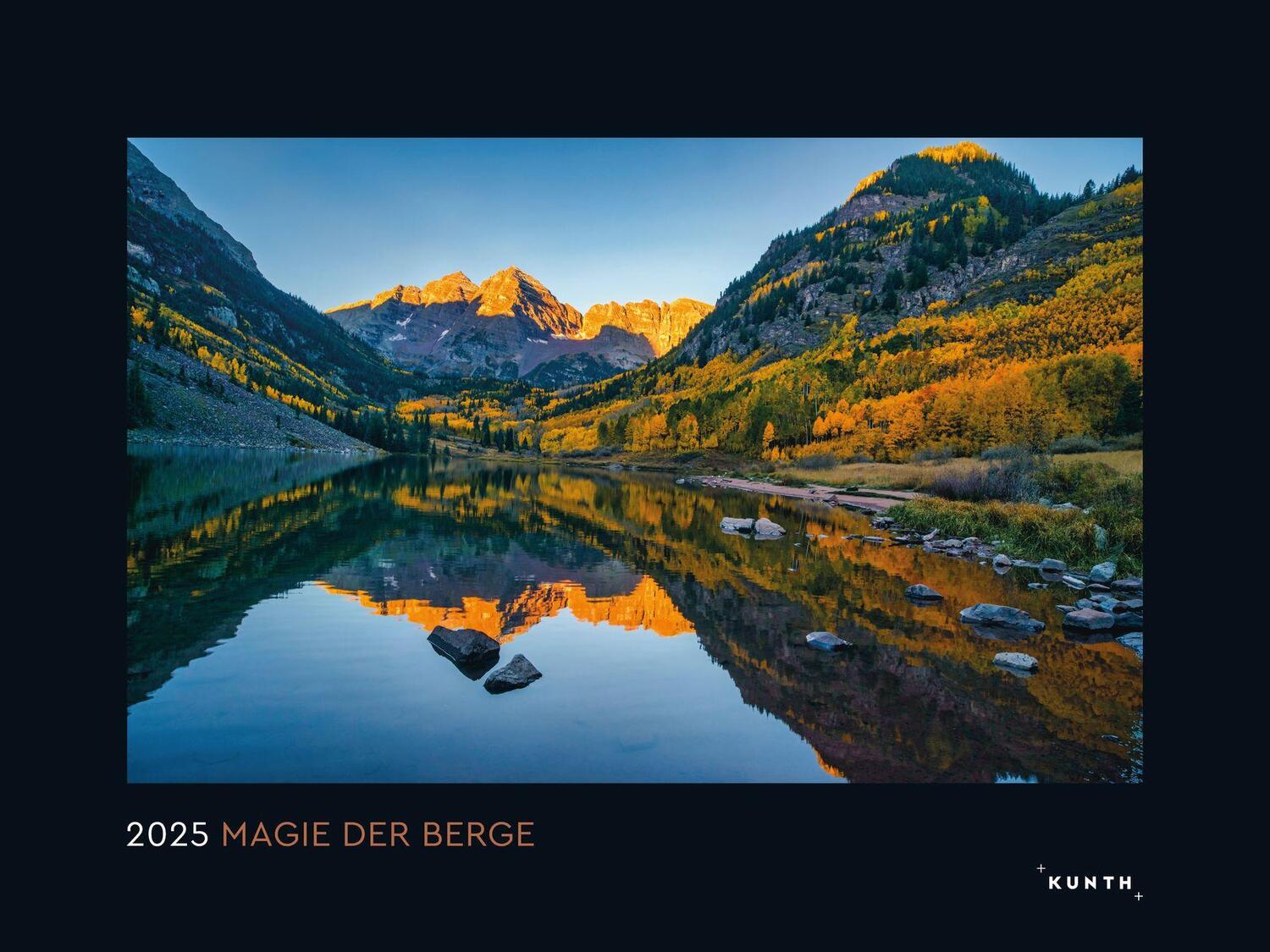 Cover: 9783965913448 | Magie der Berge - KUNTH Wandkalender 2025 | Kalender | 14 S. | Deutsch