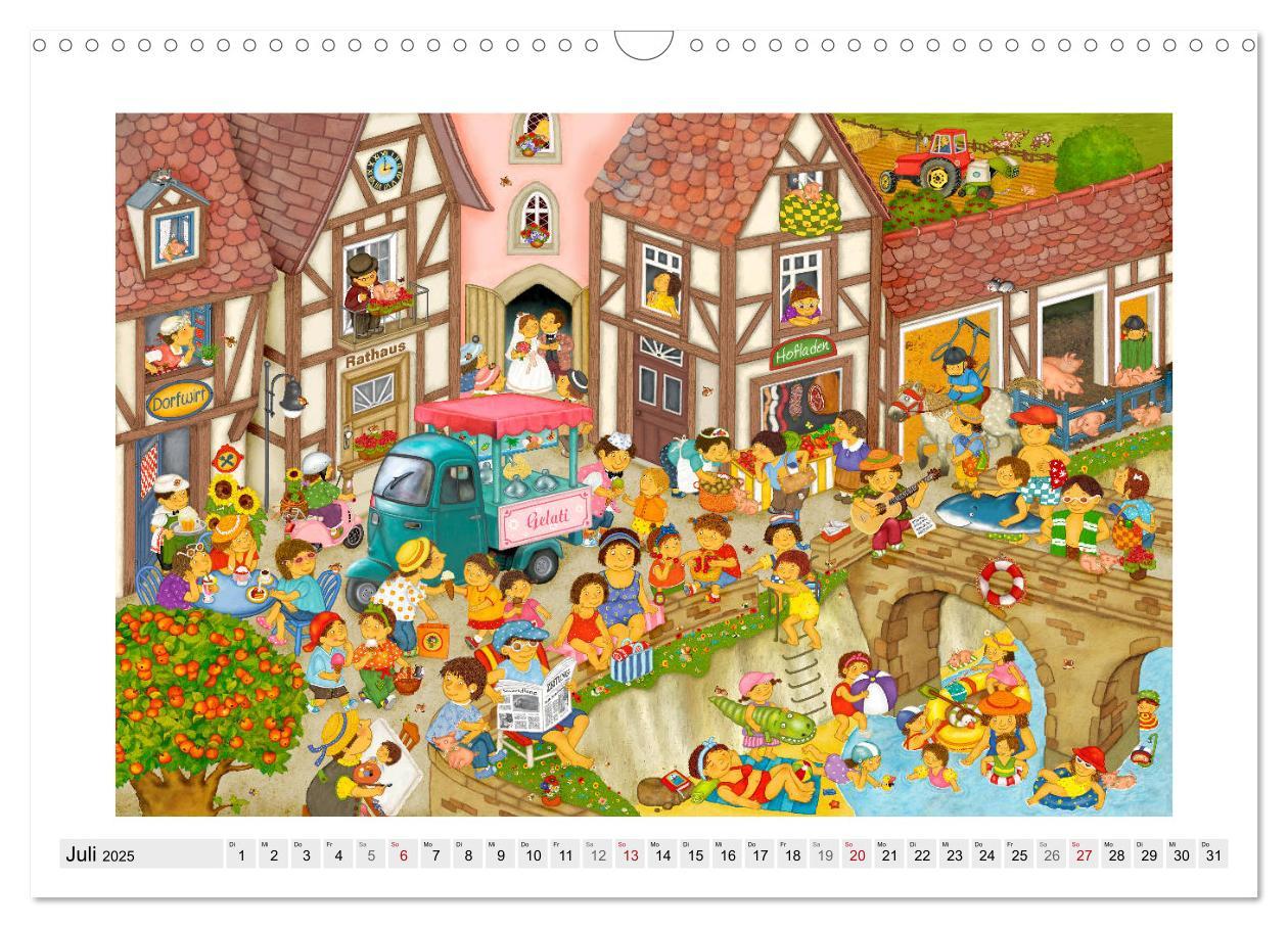 Bild: 9783435416042 | Meine kleine Wimmelwelt (Wandkalender 2025 DIN A3 quer), CALVENDO...