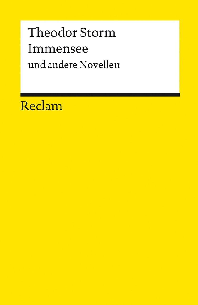 Cover: 9783150143278 | Immensee und andere Novellen | Theodor Storm | Taschenbuch | Deutsch