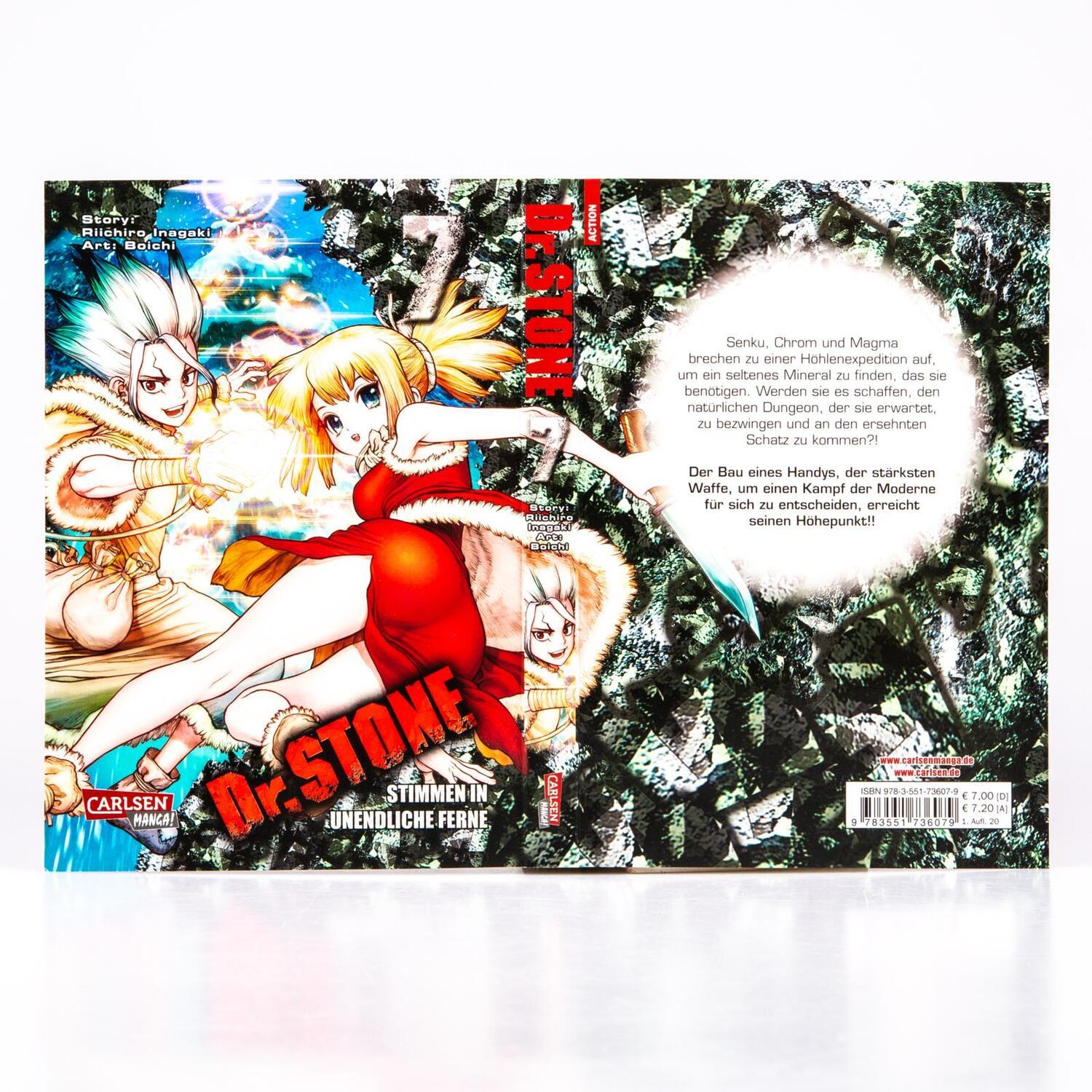 Bild: 9783551736079 | Dr. Stone 7 | Verrückte Abenteuer, Action und Wissenschaft! | Buch