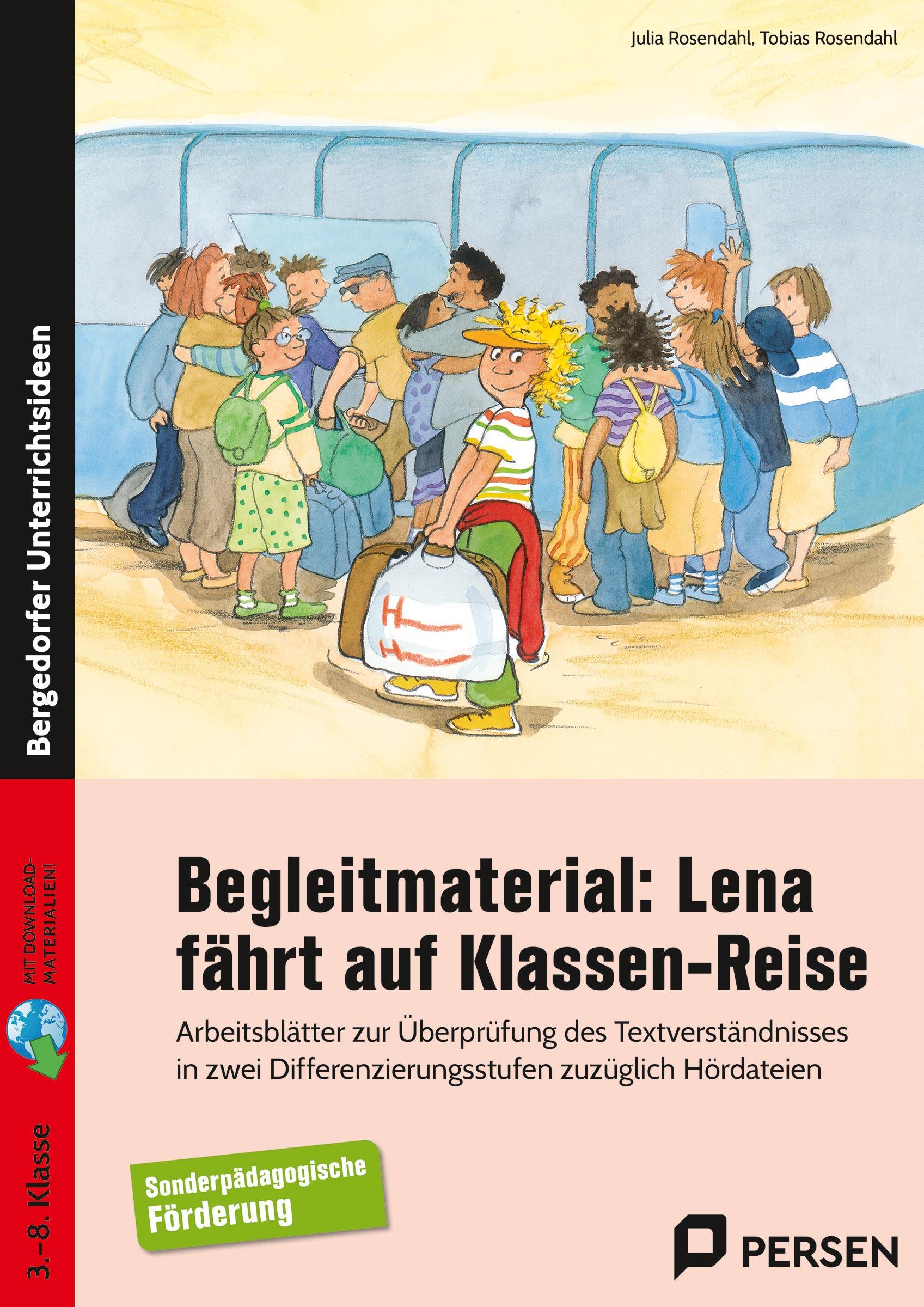 Cover: 9783403212690 | Lena fährt auf Klassen-Reise. Begleitmaterial: | Rosendahl (u. a.)