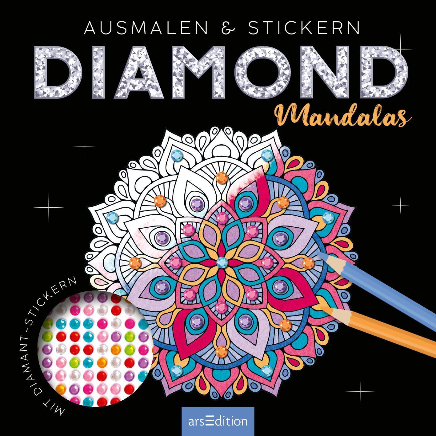 Bild: 4014489134893 | Diamond Mandalas | Ausmalen &amp; Stickern - mit Diamond Dots | Buch