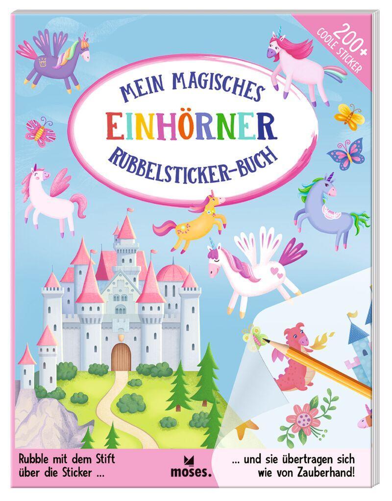 Cover: 9783964552761 | Mein magisches Rubbelsticker-Buch Einhörner | Eve Robertson | Buch